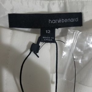 Snow white Bermuda shorts